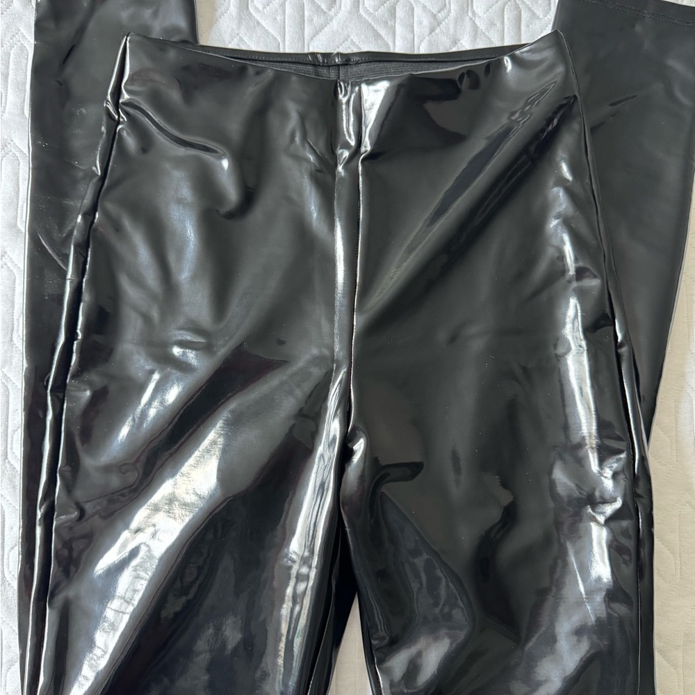 H&M Glossy Black Pants